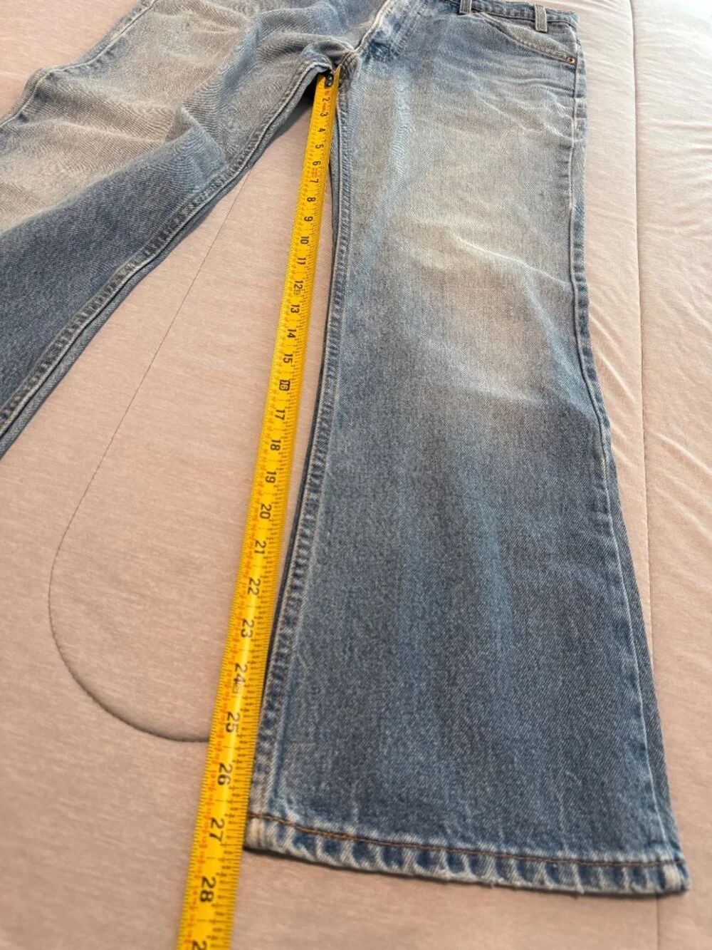 Vintage Levi's 517 Orange Tab Denim Jeans Men 36x29 Made in USA